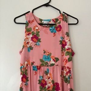 Honey and Lace Bradbury Long tank dress